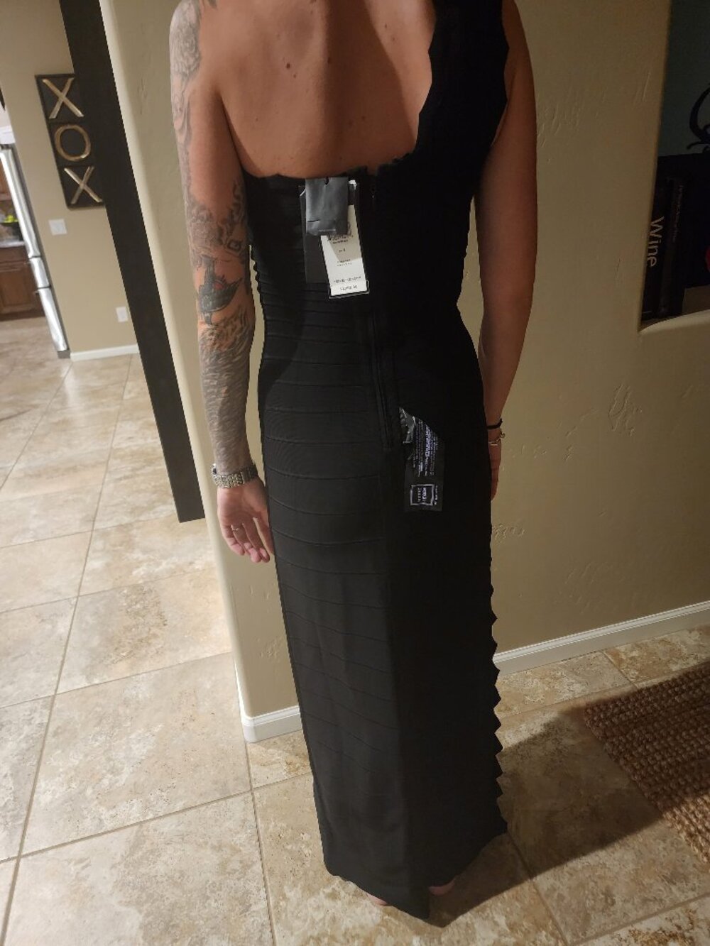 Herve Leger Maxi Dress "NEW" - Picture 16 of 16